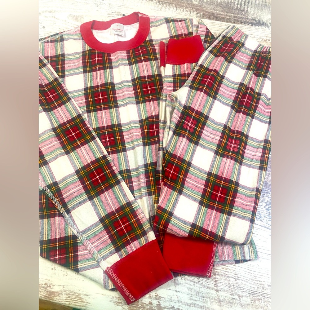 Hanna Andersson Holiday Unisex Pajamas size XSmall Holiday Organic Cotton